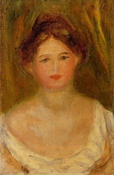 Pierre Auguste Renoir : Portrait of a Woman with Hair Bun